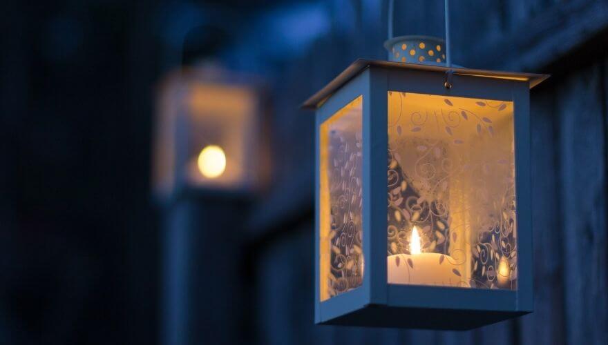 Candle-Lit Lantern