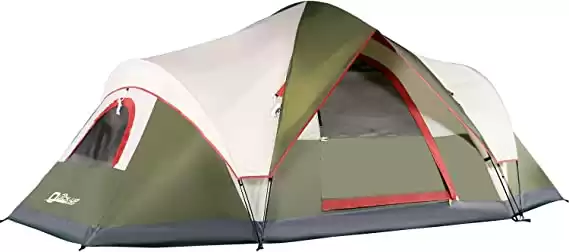 QUICK-UP 6 Person Instant Pop Up Family Tent
